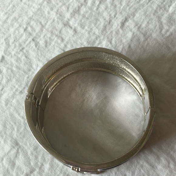 Black & Silver tone stretch bracelets- “J” & “K” initials- set of 2 - Picture 10 of 16